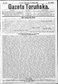 Gazeta Toruńska 1900, R. 34 nr 272
