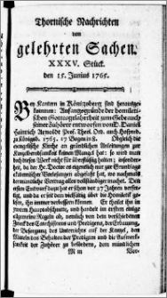 Thornische Nachrichten von Gelehrten Sachen, 1765.06.15 nr 35