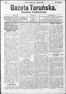 Gazeta Toruńska 1901, R. 35 nr 1