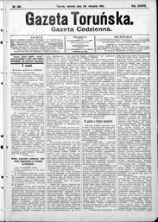 Gazeta Toruńska 1901, R. 35 nr 190