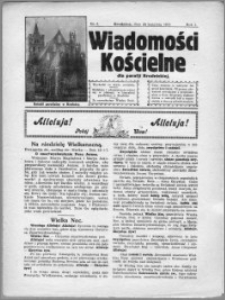 Wiadomości Kościelne dla Parafji Brodnickiej 1930, R. 1, nr 5