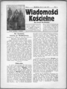 Wiadomości Kościelne dla Parafji Brodnickiej 1930, R. 1, nr 8