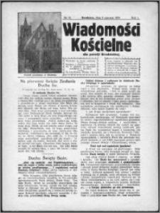 Wiadomości Kościelne dla Parafji Brodnickiej 1930, R. 1, nr 12