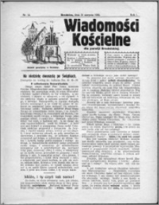 Wiadomości Kościelne 1930, R. 1, nr 24