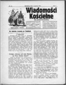 Wiadomości Kościelne dla Parafji Brodnickiej 1930, R. 1, nr 25