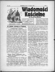 Wiadomości Kościelne 1930, R. 1, nr 26