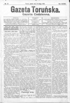 Gazeta Toruńska 1902, R. 38 nr 37