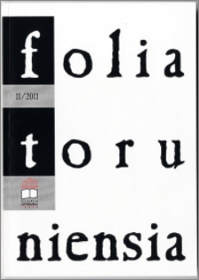Folia Toruniensia 11 (2011)