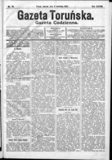 Gazeta Toruńska 1902, R. 38 nr 79