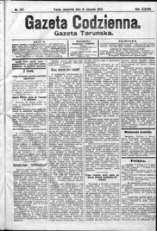 Gazeta Toruńska 1902, R. 38 nr 187
