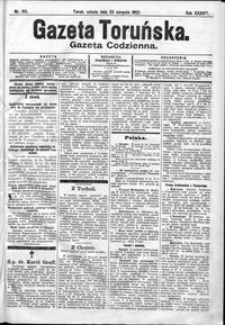 Gazeta Toruńska 1902, R. 38 nr 195