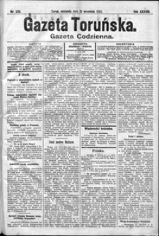 Gazeta Toruńska 1902, R. 38 nr 220 + dodatek
