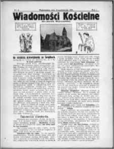 Wiadomości Kościelne dla Parafji Wąbrzeskiej 1930, R.1, nr 3