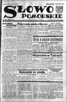 Słowo Pomorskie 1933.04.20 R.13 nr 91