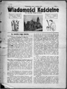 Wiadomości Kościelne dla Parafji Wąbrzeskiej 1930-1931, R.2, nr 2