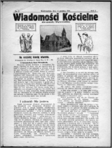 Wiadomości Kościelne dla Parafji Wąbrzeskiej 1930-1931, R.2, nr 3