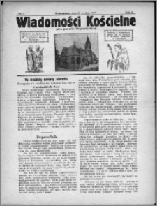 Wiadomości Kościelne dla Parafji Wąbrzeskiej 1930-1931, R.2, nr 4