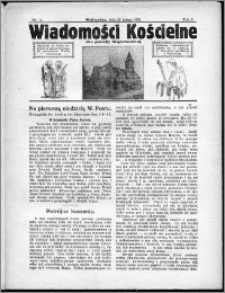 Wiadomości Kościelne dla Parafji Wąbrzeskiej 1930-1931, R.2, nr 13