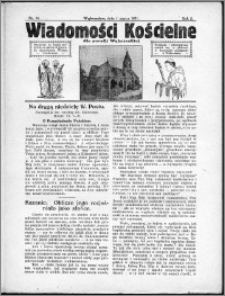 Wiadomości Kościelne dla Parafji Wąbrzeskiej 1930-1931, R.2, nr 14
