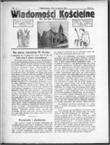 Wiadomości Kościelne dla Parafji Wąbrzeskiej 1930-1931, R.2, nr 17