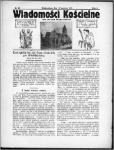 Wiadomości Kościelne dla Parafji Wąbrzeskiej 1930-1931, R.2, nr 21
