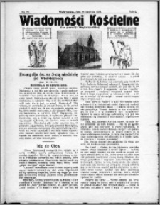 Wiadomości Kościelne dla Parafji Wąbrzeskiej 1930-1931, R.2, nr 22