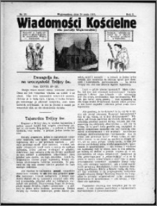 Wiadomości Kościelne dla Parafji Wąbrzeskiej 1930-1931, R.2, nr 27