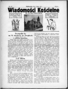 Wiadomości Kościelne dla Parafji Wąbrzeskiej 1930-1931, R.2, nr 32