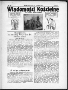 Wiadomości Kościelne dla Parafji Wąbrzeskiej 1930-1931, R.2, nr 42