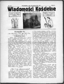 Wiadomości Kościelne dla Parafji Wąbrzeskiej 1930-1931, R.2, nr 47