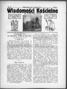Wiadomości Kościelne dla Parafji Wąbrzeskiej 1930-1931, R.2, nr 49