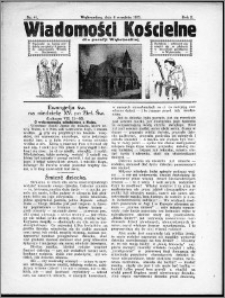 Wiadomości Kościelne dla Parafji Wąbrzeskiej 1930-1931, R.2, nr 41