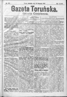 Gazeta Toruńska 1902, R. 38 nr 272 + dodatek