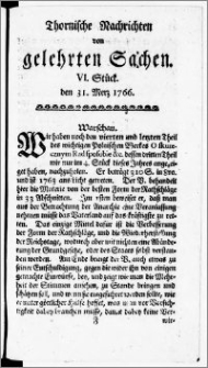 Thornische Nachrichten von Gelehrten Sachen, 1766.03.31 nr 6