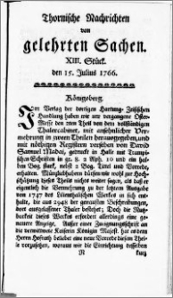 Thornische Nachrichten von Gelehrten Sachen, 1766.07.15 nr 13