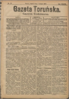 Gazeta Toruńska 1907, R. 43 nr 27