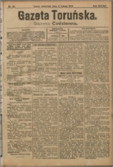 Gazeta Toruńska 1907, R. 43 nr 43
