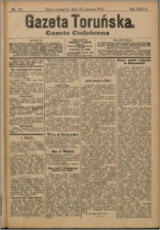 Gazeta Toruńska 1907, R. 43 nr 198