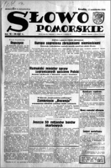 Słowo Pomorskie 1933.10.11 R.13 nr 234