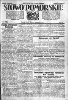 Słowo Pomorskie 1924.11.12 R.4 nr 263