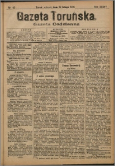 Gazeta Toruńska 1909, R. 45 nr 43