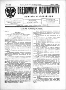 Orędownik Powiatowy powiatu Szubińskiego 1932.02.17 R.13 nr 14
