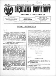 Orędownik Powiatowy powiatu Szubińskiego 1932.03.09 R.13 nr 20