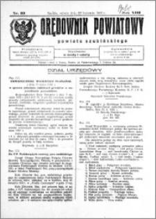 Orędownik Powiatowy powiatu Szubińskiego 1932.04.23 R.13 nr 33