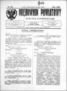 Orędownik Powiatowy powiatu Szubińskiego 1932.04.09 R.13 nr 29