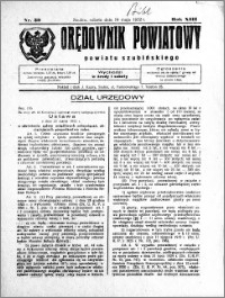 Orędownik Powiatowy powiatu Szubińskiego 1932.05.14 R.13 nr 39