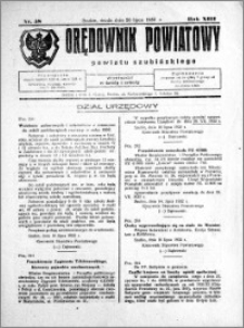 Orędownik Powiatowy powiatu Szubińskiego 1932.07.20 R.13 nr 58