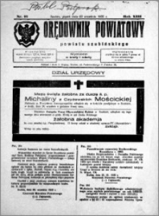 Orędownik Powiatowy powiatu Szubińskiego 1932.09.23 R.13 nr 77