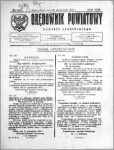 Orędownik Powiatowy powiatu Szubińskiego 1932.10.22 R.13 nr 85