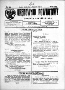 Orędownik Powiatowy powiatu Szubińskiego 1932.11.09 R.13 nr 90